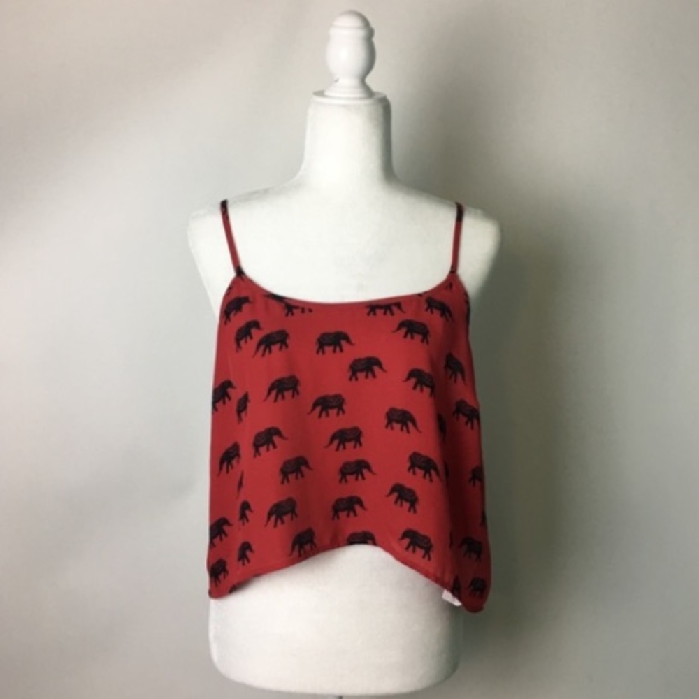 Forever21 Boho elephant tank top